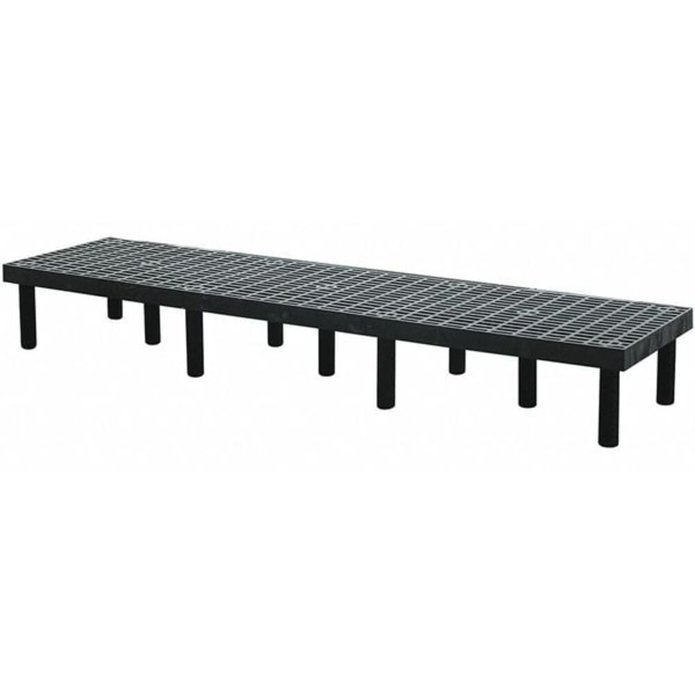 Structural Plastics, D9624, Dunnage Rack, 1400 Lb., Hdpe, 96 W X 24 D