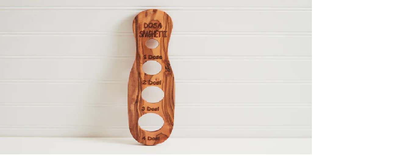 Italian Olivewood Spaghetti Measurer By Verve Culture