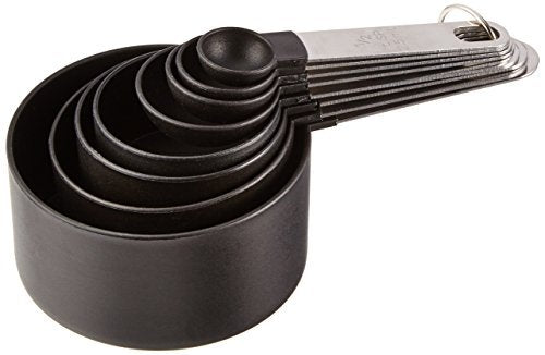 Cooks On Fire 8 Piece Measuring Spoon, Black