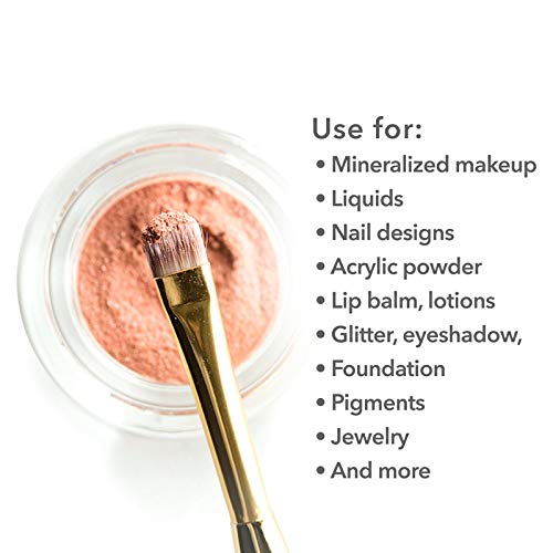 Gbstore 3 Gram Plastic Cosmetic Containers,For Eye Shadow Nails Powder Jewelry Cosmetic Lip Balm Lip Gloss Cream Lotion And Crea