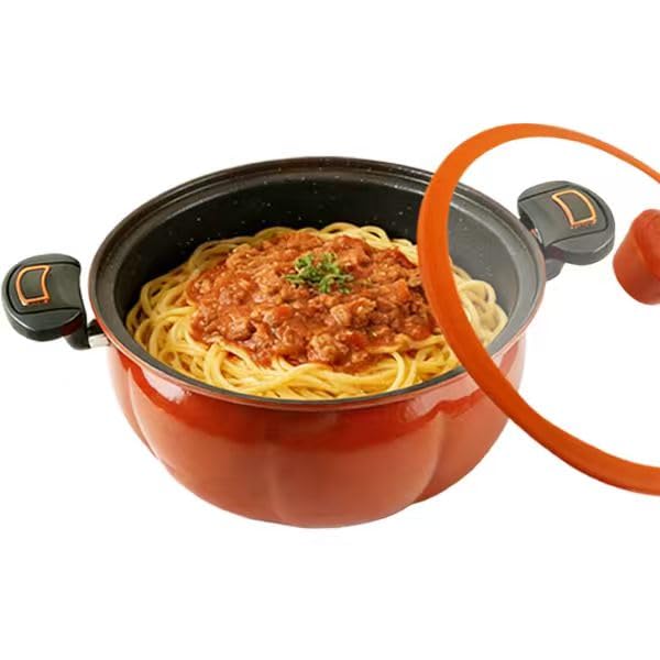 8l/2.11gal stainless steel pressure cooker,pumpkin pots for cooking,NonStick Pumpkin Shaped Soup Pot, MultiFunction Micro Pres