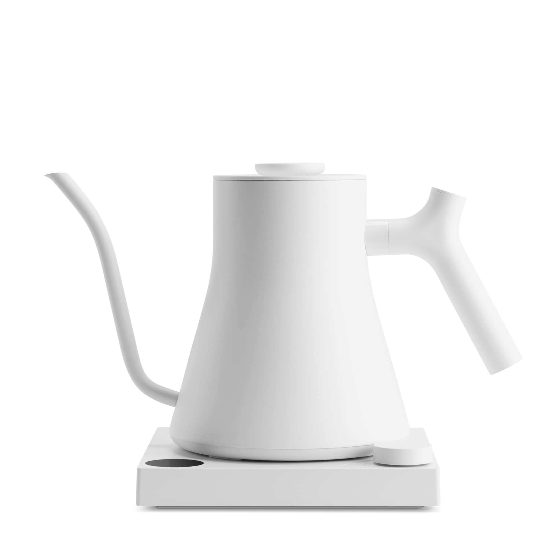 Fellow Stagg Ekg Pro Electric Gooseneck Kettle - Pour-Over Coffee And Tea Pot, Stainless Steel, Quick Heating, Matte White, 0.9