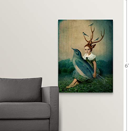 Catrin Welz-Stein Solid-Faced Canvas Print Wall Art Print Entitled Sing Me A Song 30''X40''