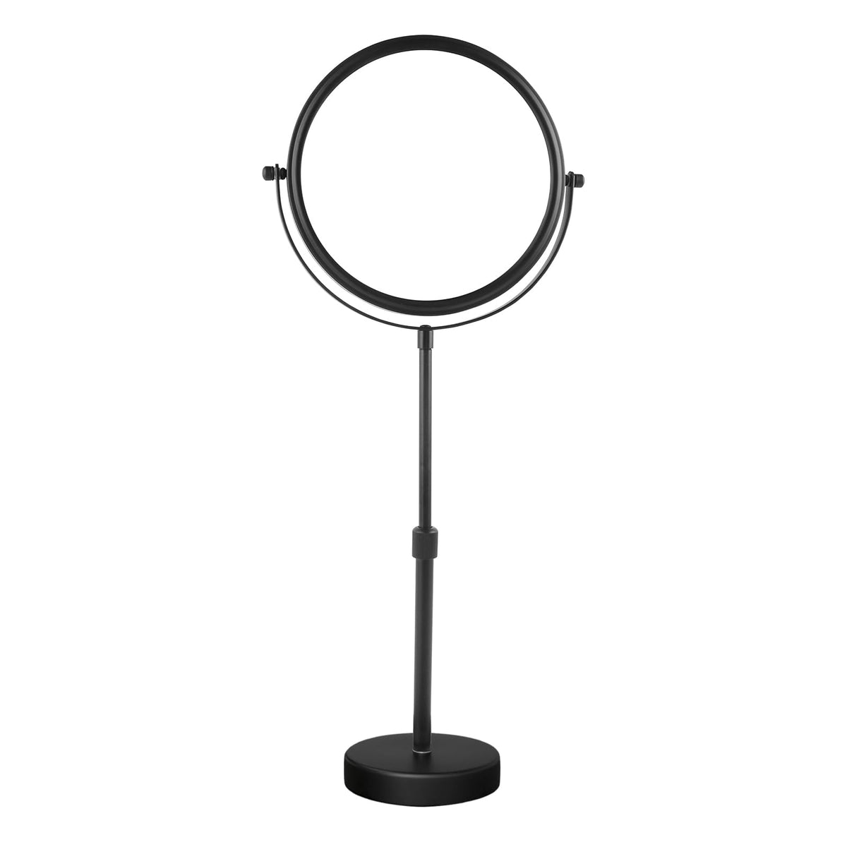 Nicesail Higher Taller Tabletop Makeup Mirror Of 8 Inch, 5X Magnified Makeup Mirror Countertop Standing, Height Adjustable, Doub