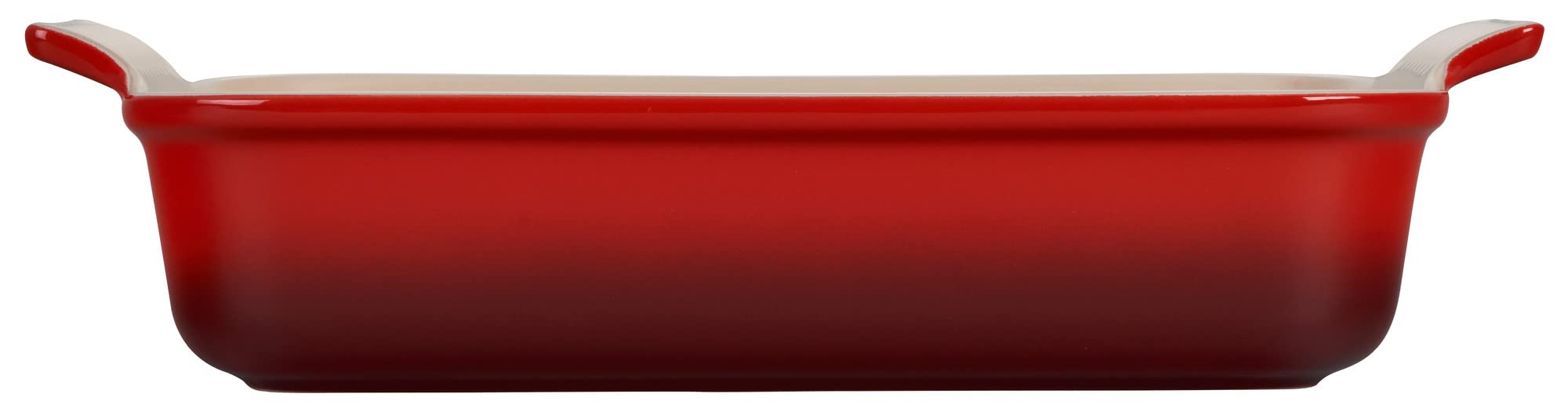 Le Creuset Stoneware Heritage Rectangular Dish, 4 Qt. (12'' X 9''), Cerise