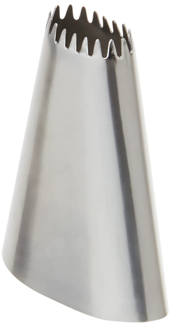 Restaurantware Pastry Tek Piping Tip 1 Reusable Open Star Pastry Tip - #32 Dent-Resistant Stainless Steel Icing Tip Dishwasher-S