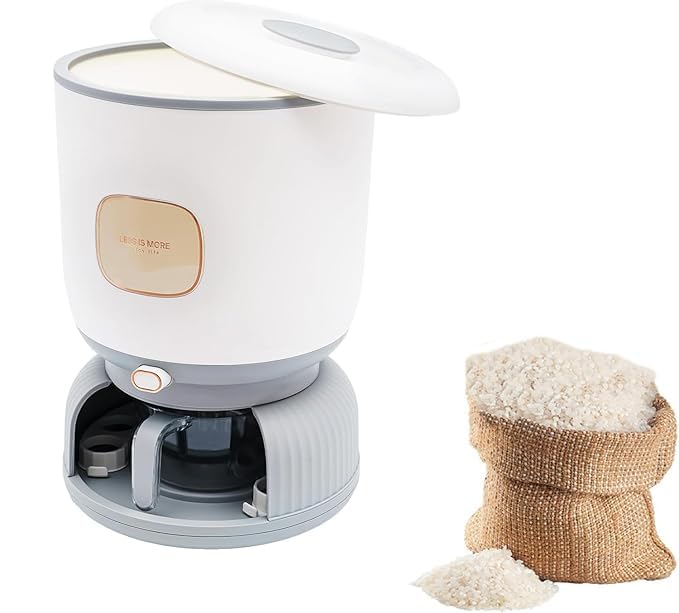 Blurism Flour And Cereal Container, Multiple Dispenser For Grains & Cereals  Dry Food Dispenser, OneClick Output Food Containe