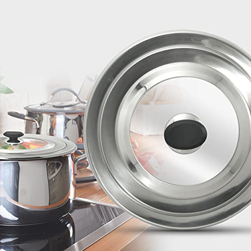 Excelsteel Universal Lid, 12-1/4'', Stainless Steel
