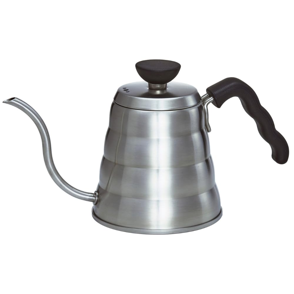 Hario V60 Buono Drip Kettle Stovetop Gooseneck Coffee Kettle 700ml, Stainless Steel, Silver