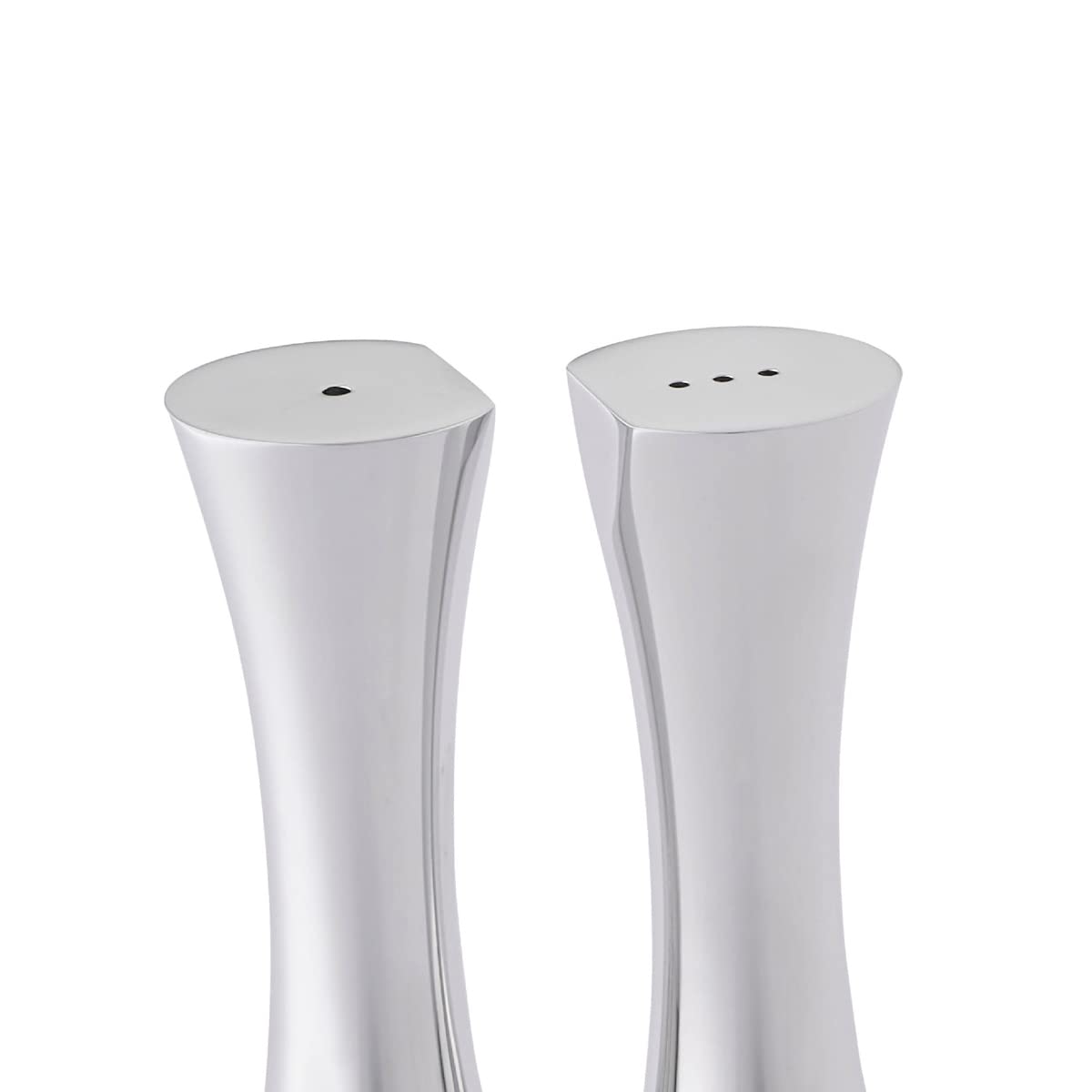 Nambe Kissing Salt & Pepper Shakers | 2-Piece Set | Kitchen Tool | Salt Sugar Spice Pepper Seasoning Bottle For Table, Rv, Camp,