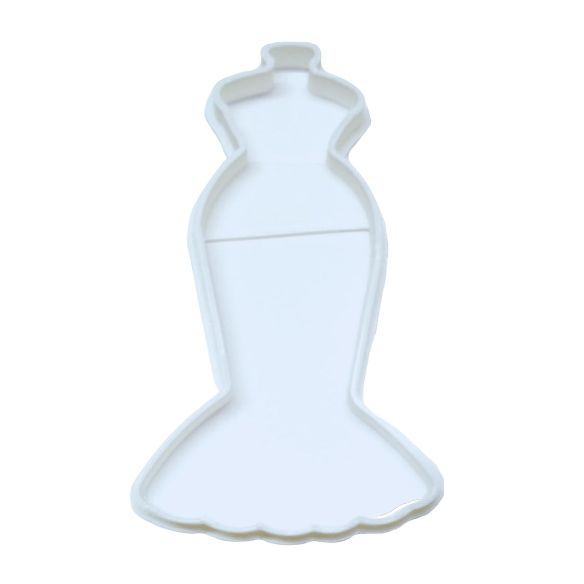 Mermaid Style Trumpet Wedding Dress Outline Cookie Cutter Made In Usa Pr2519