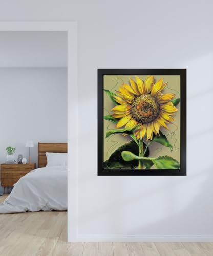 Sunflower Flower Floral Wall Decor Art Print Poster (16X20)