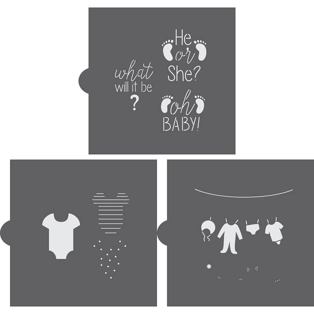 Gender Reveal Party | Cookie Stencils - Value Bundle
