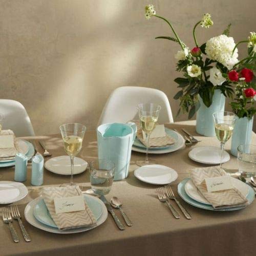 Vietri Lastra White American Dinner Plate, 12  Handmade Stoneware Plate, Microwave Safe Dishware