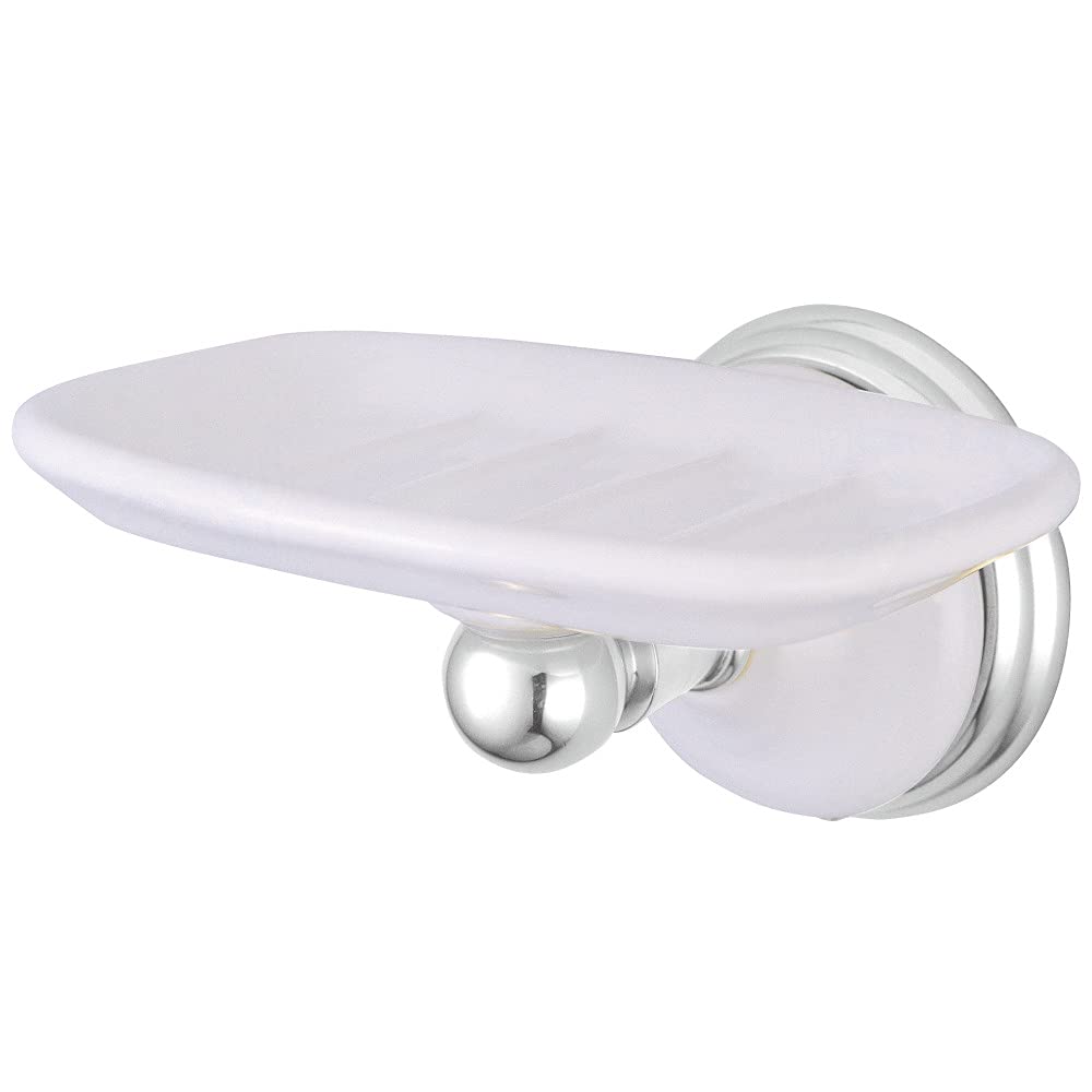 Kingston Brass BA1115C Victorian Wall-Mount Soap Dish  Polished Chrome