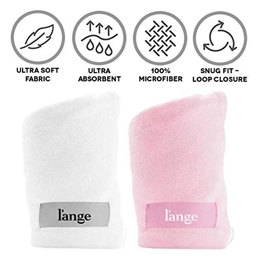 L'ANGE HAIR Microfiber Hair Wrap Towel | Quick-Dry & Frizz-Free Towel for Hair | Best Hair Towel for Curly Hair, Long Hair and S