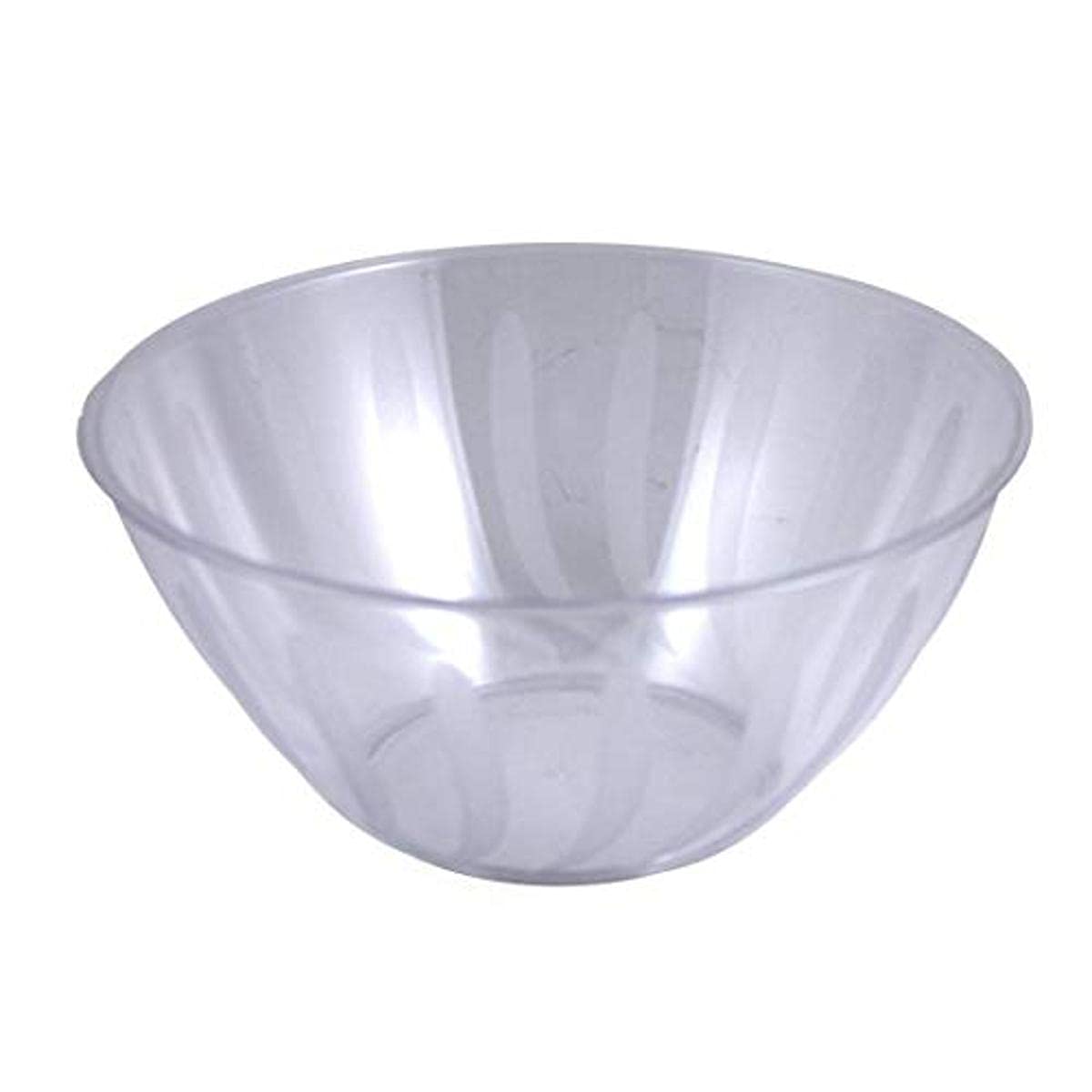 Maryland Clear Plastic Medium Bowl (70 Oz.) 1 Pc. - Chic Swirls Design, Perfect For Dinner Parties, Events, Gatherings, Everyday