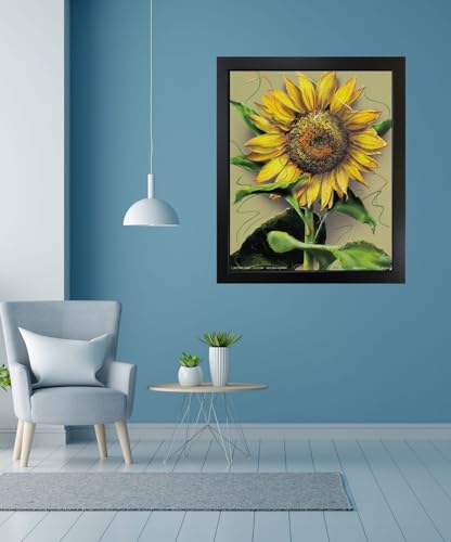 Sunflower Flower Floral Wall Decor Art Print Poster (16X20)