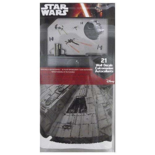 Roommates Star Wars Death Star Tie Fighter & X-Wing Peel And Stick Wall Decals By Roommates, Rmk3012Scs
