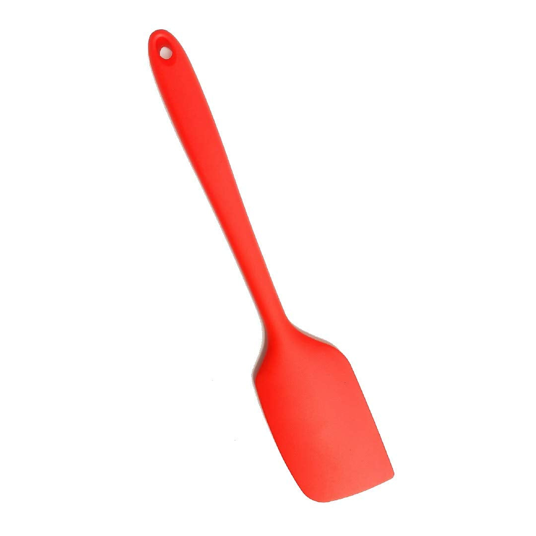 Anvient Full Silicone For Cooking, Big Size, For Cake, For Non Stick Cookware, Silicone Spatulas, 11 Inches (Red - 1 Piece)