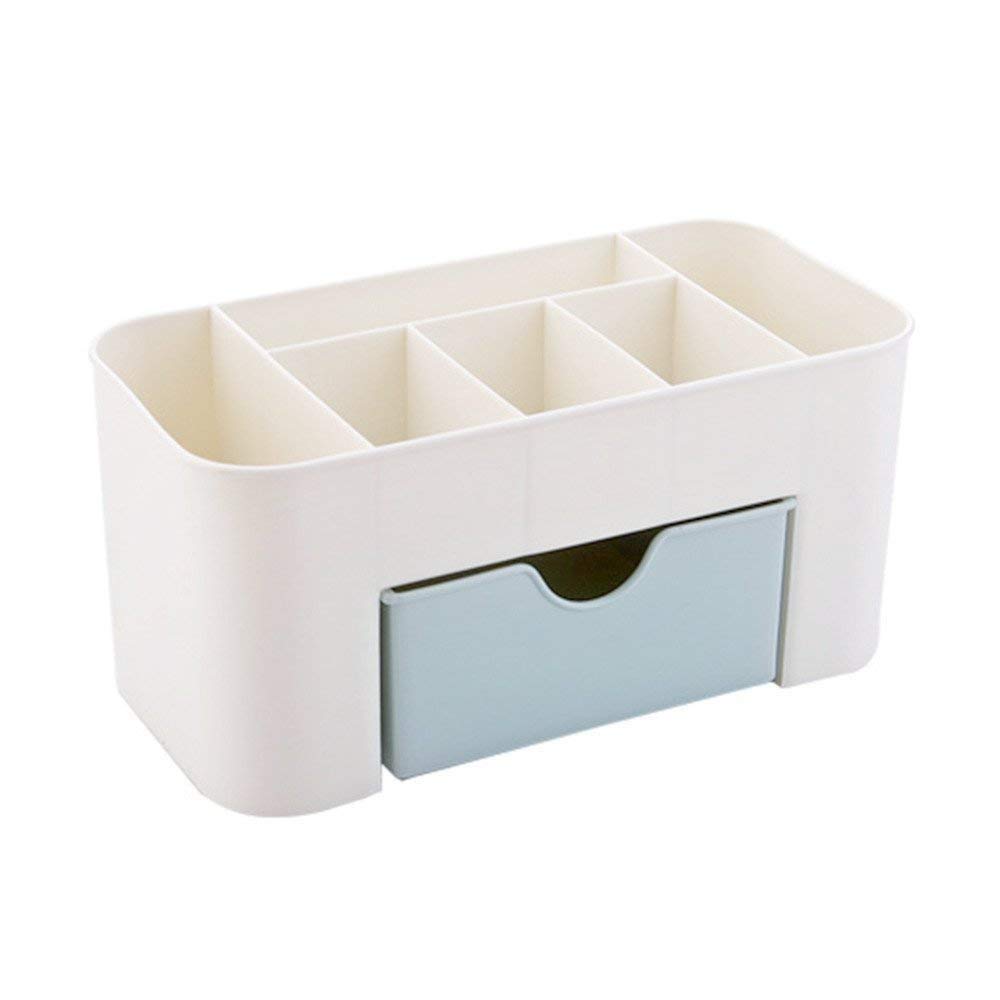 Moshtu Makeup Stand And Drawers Storage Box With Holder Superior Dust Proof Cosmetic Brush Pen Jewelry Organizer Saving Space Or