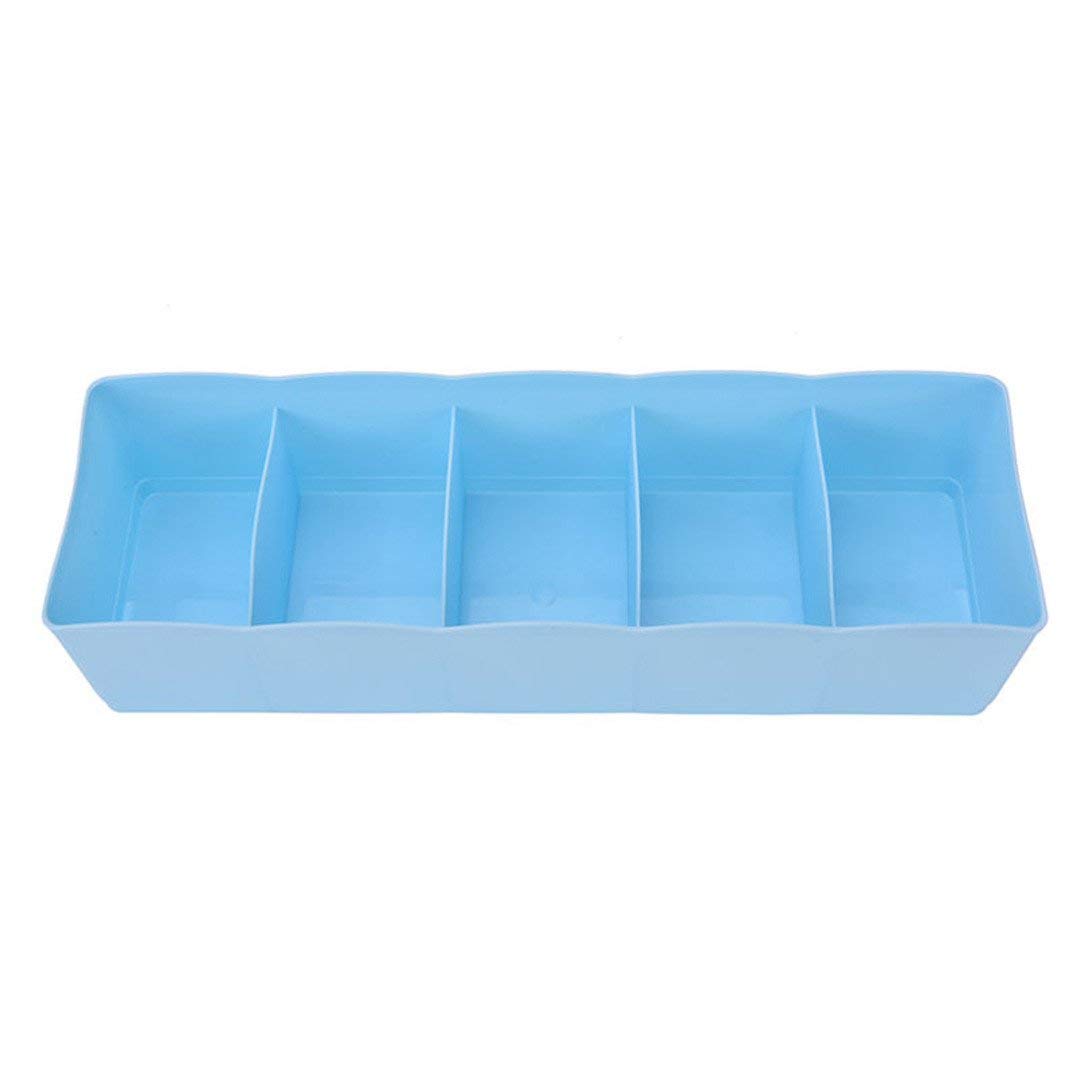 Dangfly Drawer Storage Organizer Set, White, Round, Pack Of 1, Socks & Undergarment Sorting Bins For Wardrobe & Dresser