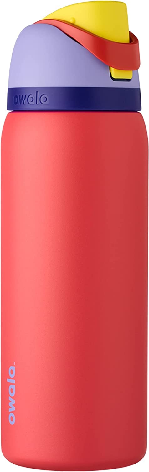Owala Freesip Insulated Stainless Steel Water Bottle With Straw For Sports And Travel, Bpa-Free, 24-Ounce,