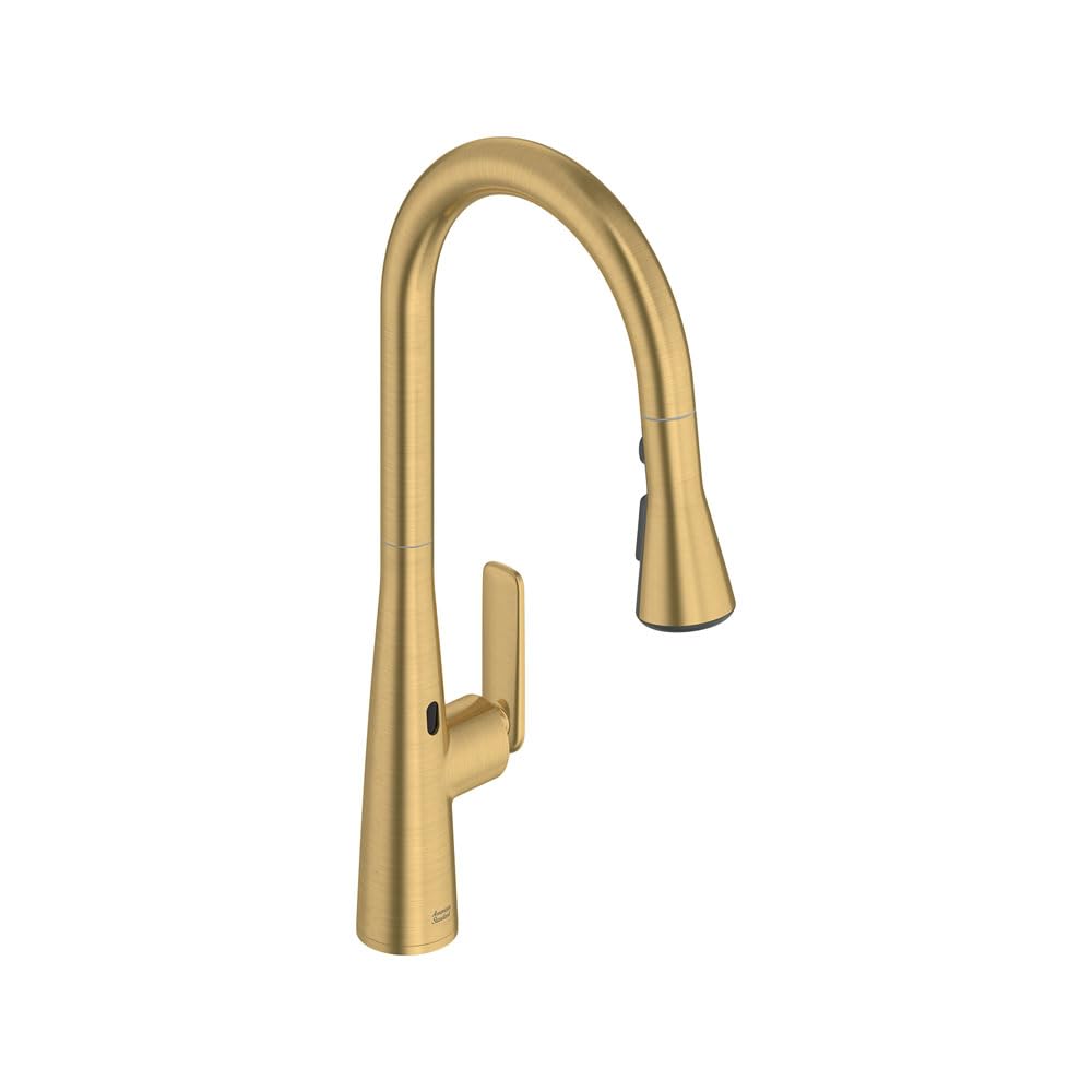 American Standard 104880GN00 Aspirations Touchless Pull-Down Kitchen Sink Faucet, 1.8 GPM, Brushed Gold