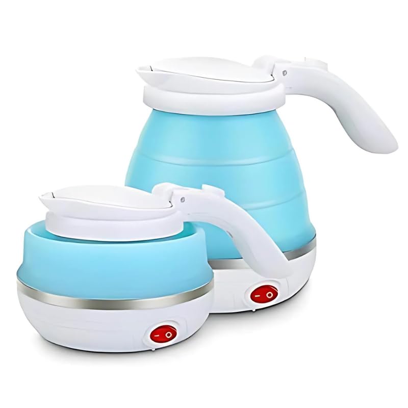 Drumstone    Electric Silicone Folding Kettle, Easy To Operates Convenient Storage Use For Home, Office, Traveler For Hot Water,