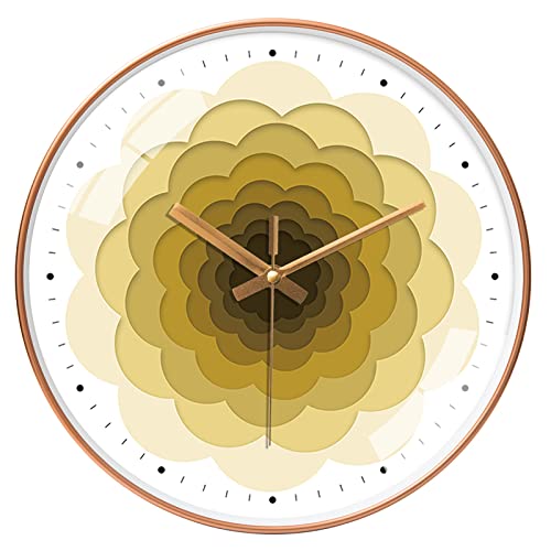 Star Work Plastic Non Ticking Silent Quartz Hanging Analog Wall Clock Bedroom Hall Living Room Office, Mute & Quiet Wall Clocks 