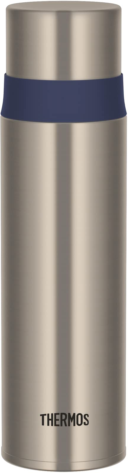 Thermos FFM502 STBL Water Bottle, Stainless Steel Bottle, Cup Type, 16.9 fl oz (500 ml), Stainless Steel Blue