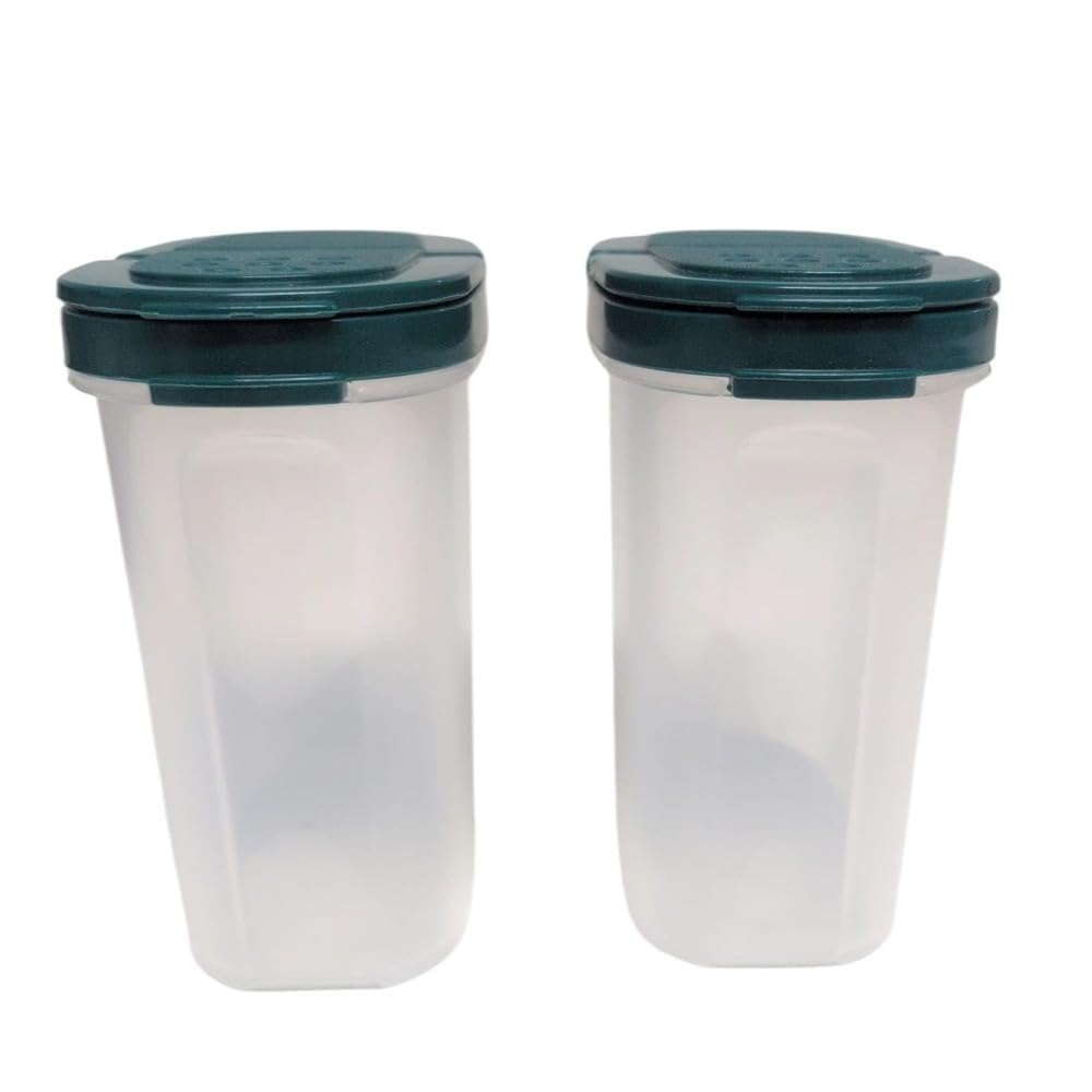 Signoraware Big Sprinkles N Spice Twin-Lid Storer Set, Set Of 2, Maroon