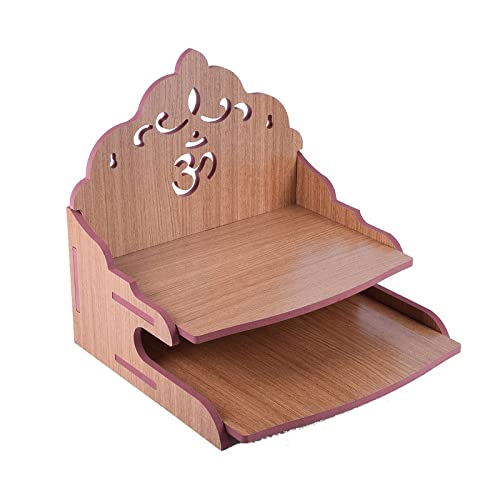 Ms Enterprises Wooden Beautiful Plywood Mandir Pooja Room Home Decor Office Or Home Temple Wall Hanging Product (5)