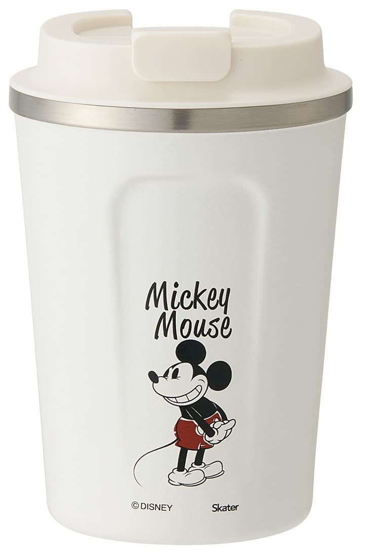 Skater STBC3F-A Vacuum Stainless Steel Insulated Coffee Tumbler, Small, 11.8 fl oz (350 ml), Disney Mickey Mouse