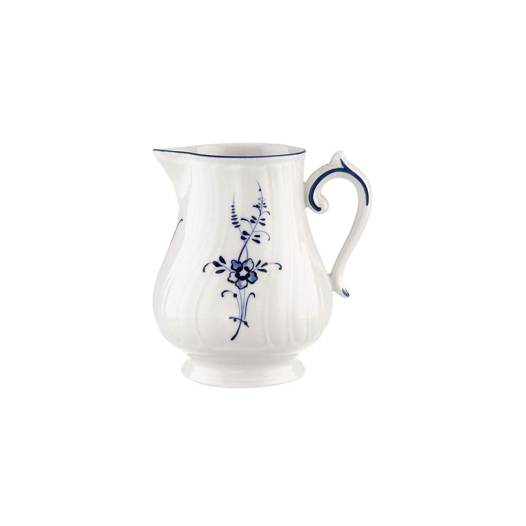 Villeroy & Boch Vieux Luxembourg Creamer, 8 Oz, White/Blue