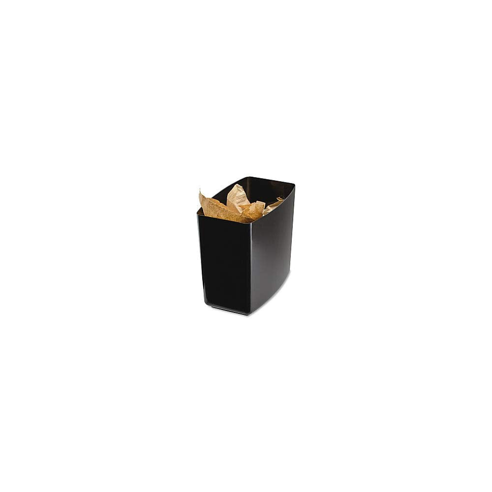 Officemate International Corp. 22262 Waste Container,20 Qt. Capacity,13-5/8-Inch X8-1/2-Inch X12-3/4-Inch ,Black