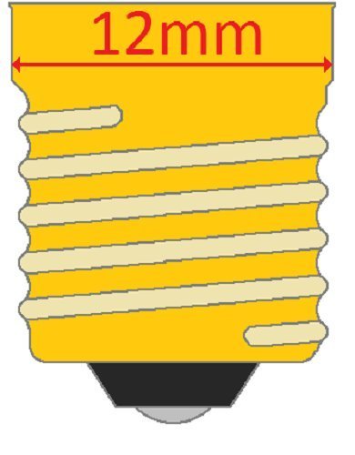 20 Watt Replacement Bulb For Conair Make Up Mirrors Rp34B 130 Volt Incandescent 2700K 2 Bulbs