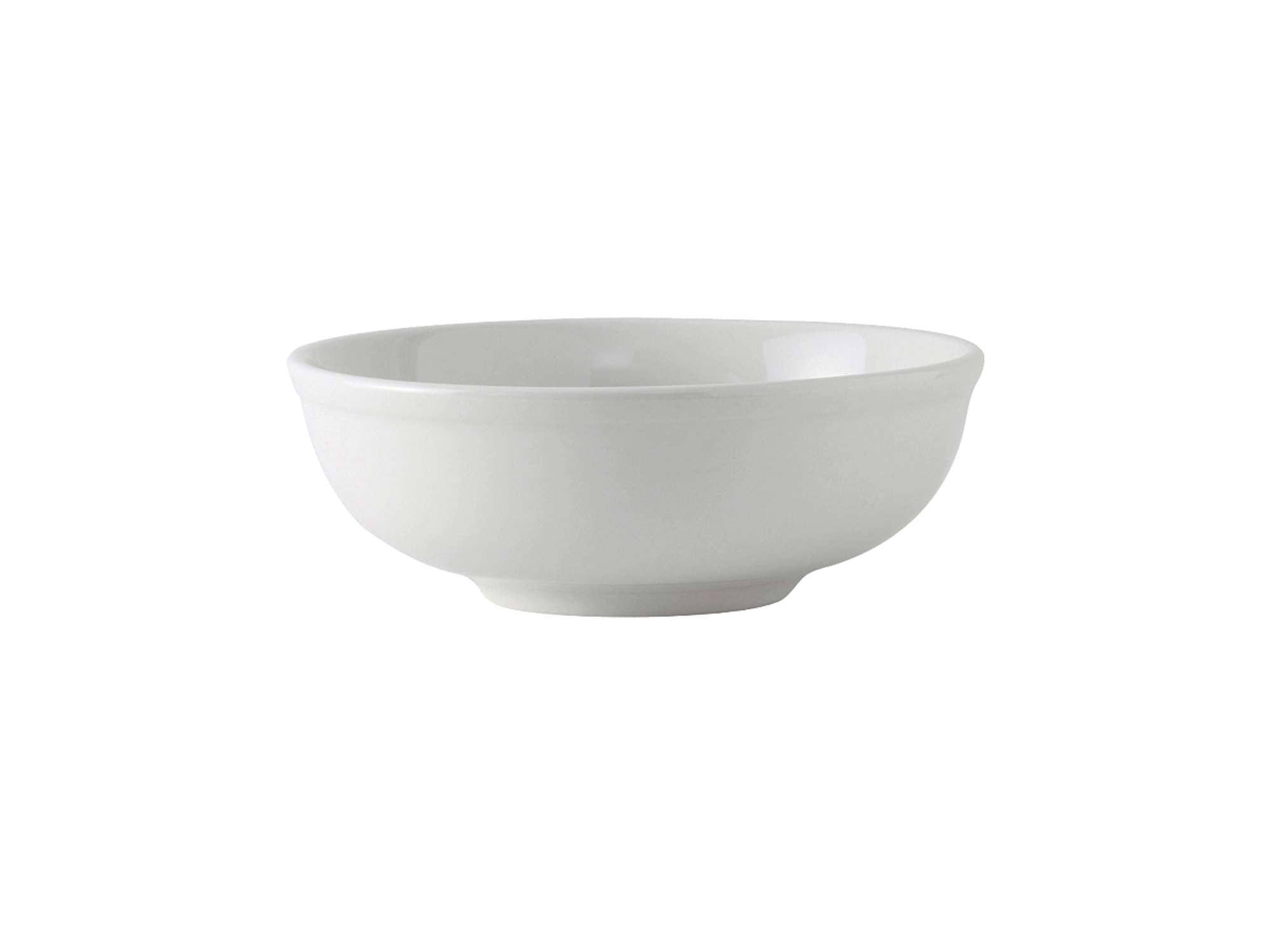 Tuxton China BPB-3503 Menudo/Salad Bowl, 35 oz., 7-5/8 Diameter x 2-3/4H, Round, Microwave and Dishwasher Safe, Oven Proof, Full