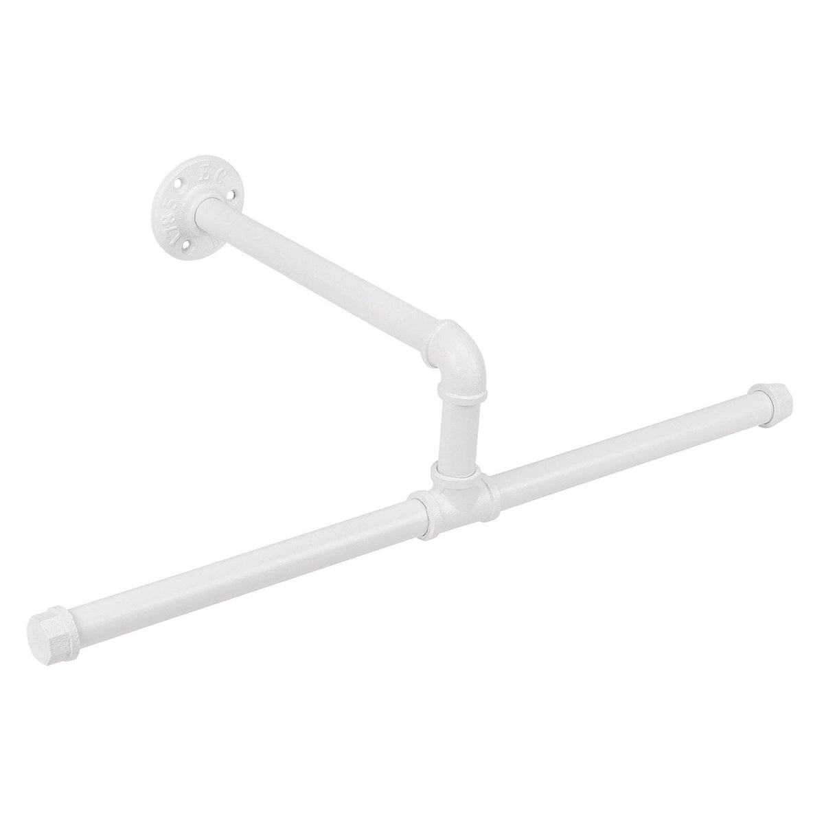 Jeasor Industrial Pipe Clothes Rack Floating Diy Wall Mounted, Heavy D ...