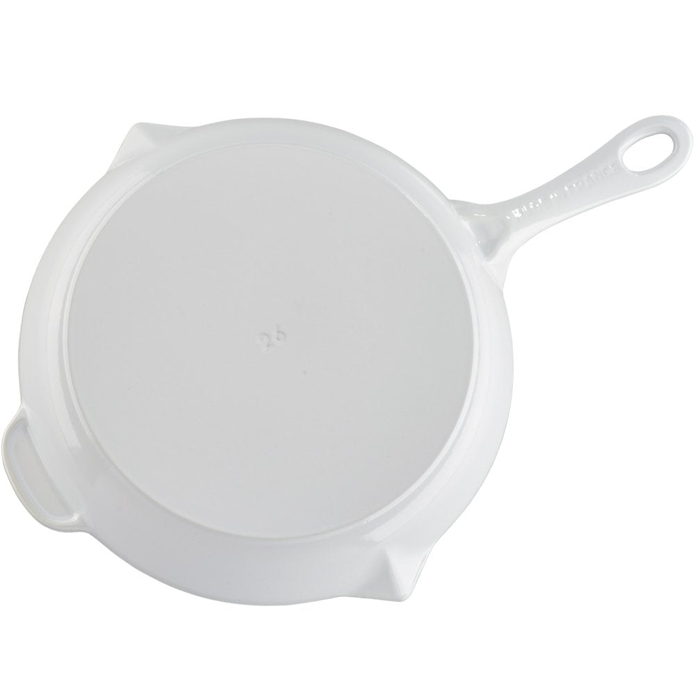 Staub Cast Iron 10-Inch Fry Pan - White, Made In France