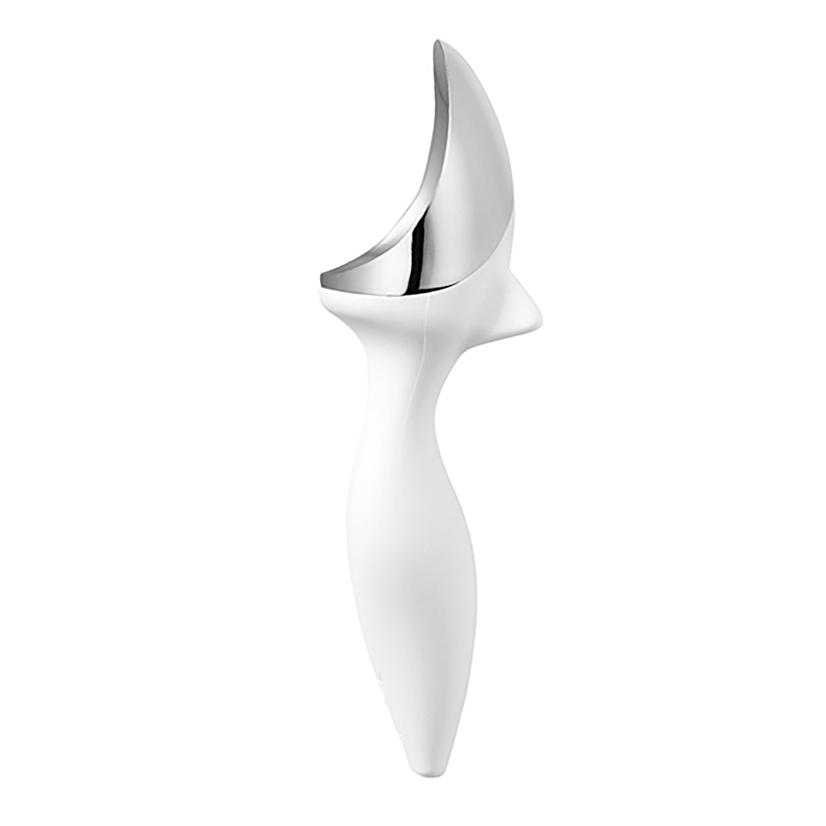Tovolo Tilt-Up Ice Cream Scoop (White) - Non-Slip Grip Ice Cream Scooper With Footed Handle - Ice Cream Scoop For Cookie Dough,
