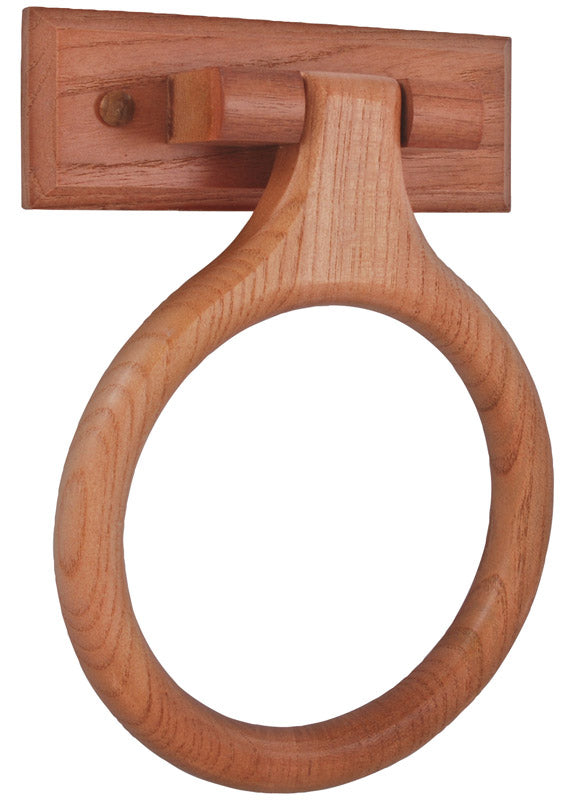 Oak Fnsh Towel Ring (Pack Of 1)