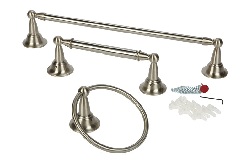 Bath Accs 3Pc Set Bn (Pack Of 1)