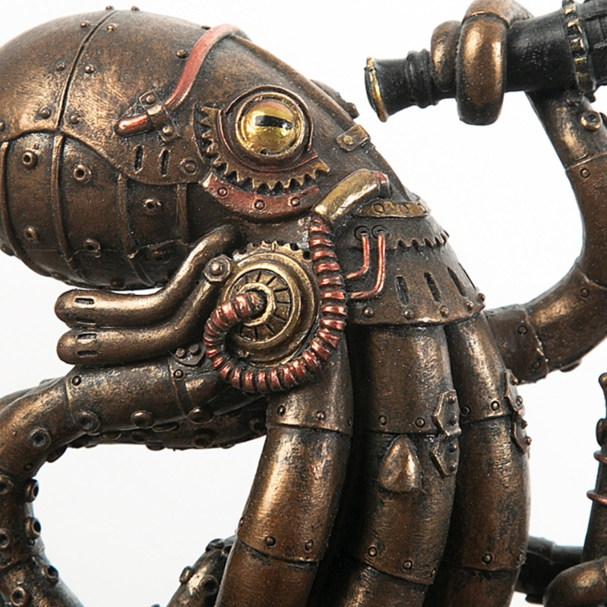 Steampunk-style Mechanical Traveler Octopus Sculpture Decoration