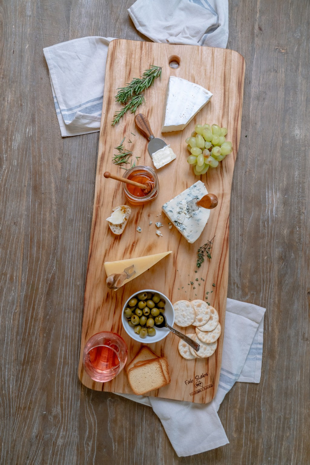 28'' Artisan Organic Natural Wood Anti Bacterial Cutting Board
