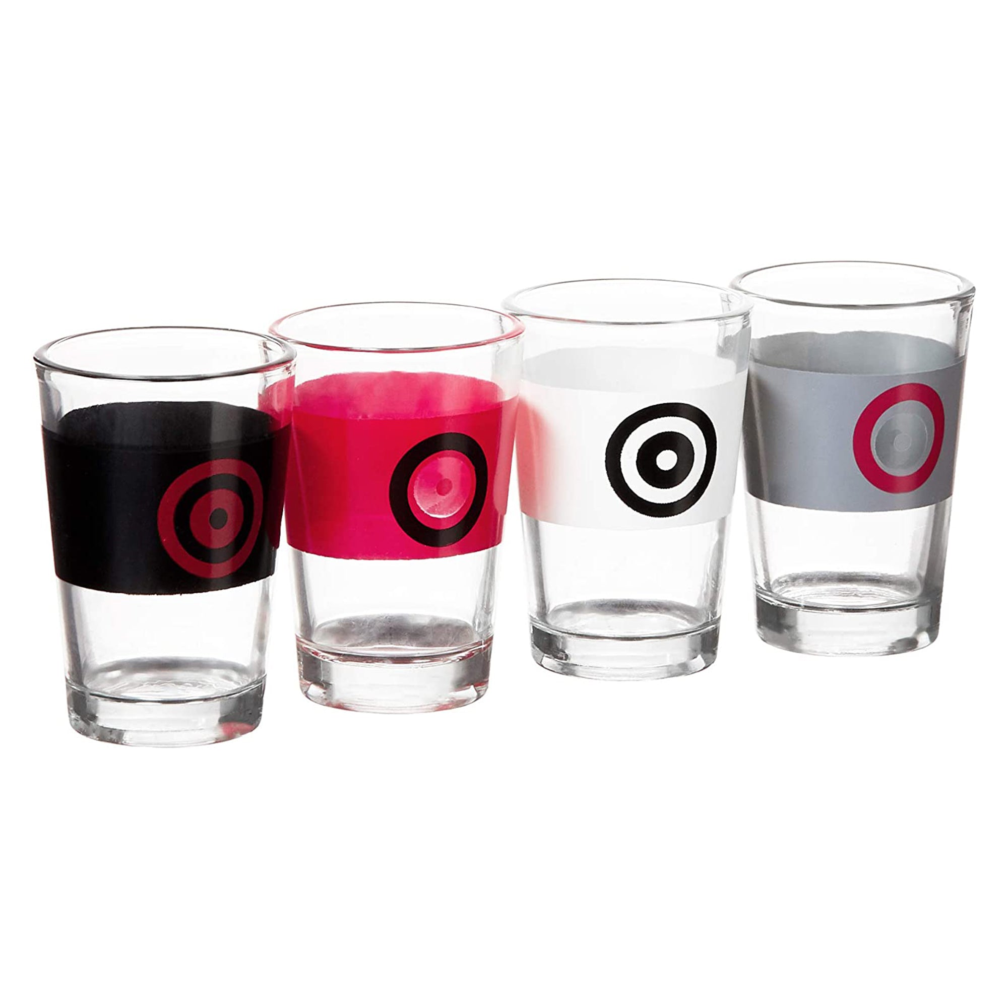 DRINKING "DARTS" GAME 10 X2.75X 14" 4 SHOT GLASSES, 3 DARTS,DART BOARD
