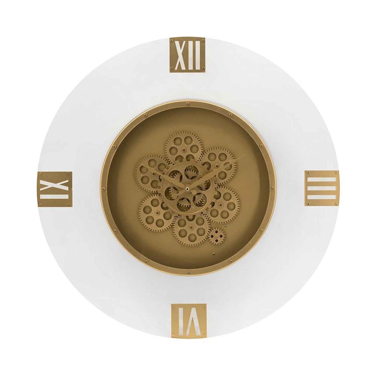 24 Circle Gold Acrylic Analog Wall Clock