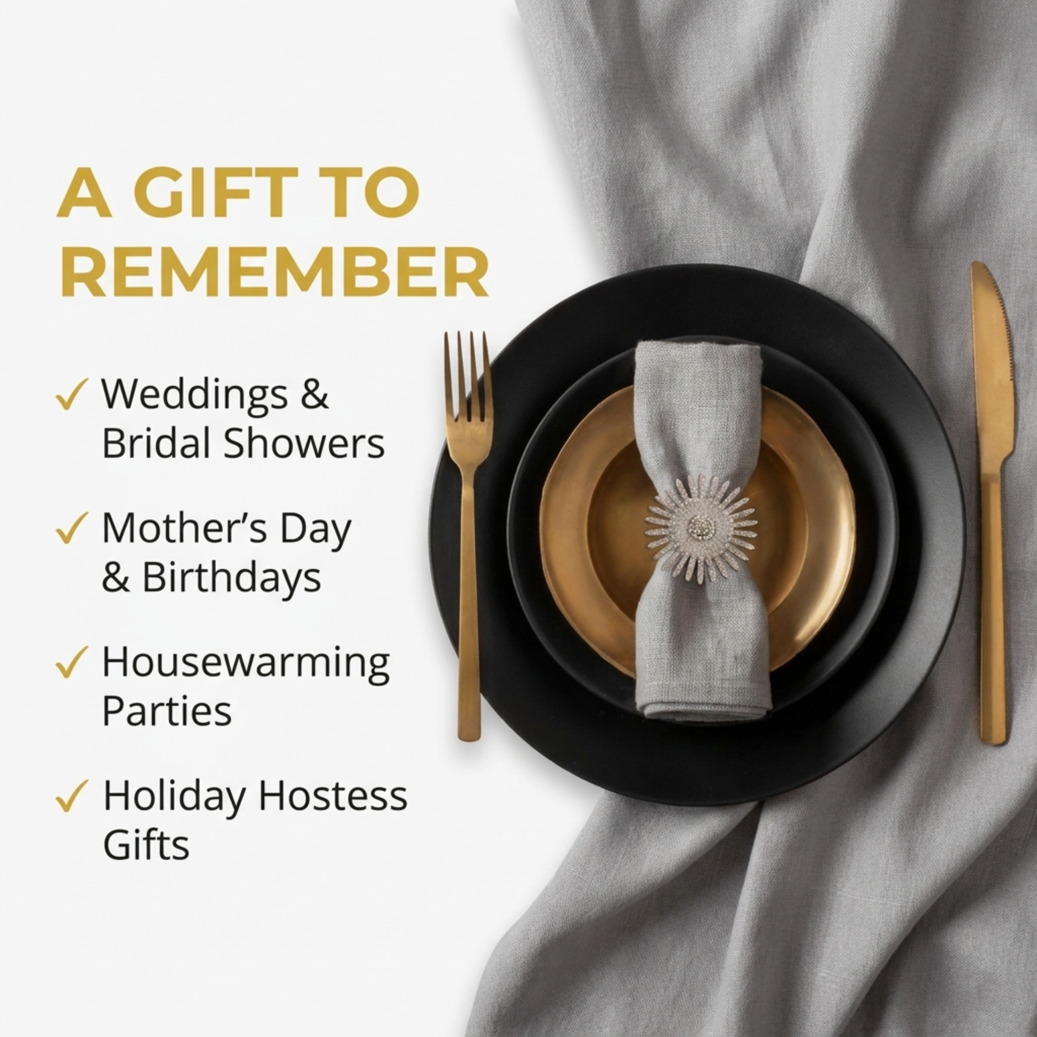 Silver Crystal Napkin Rings – Elegant Rust Resistant Table Decor Accessories