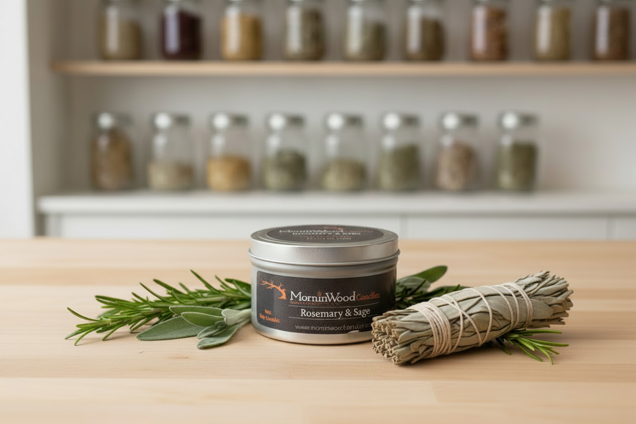Rosemary and Sage - Soy Tin Collection