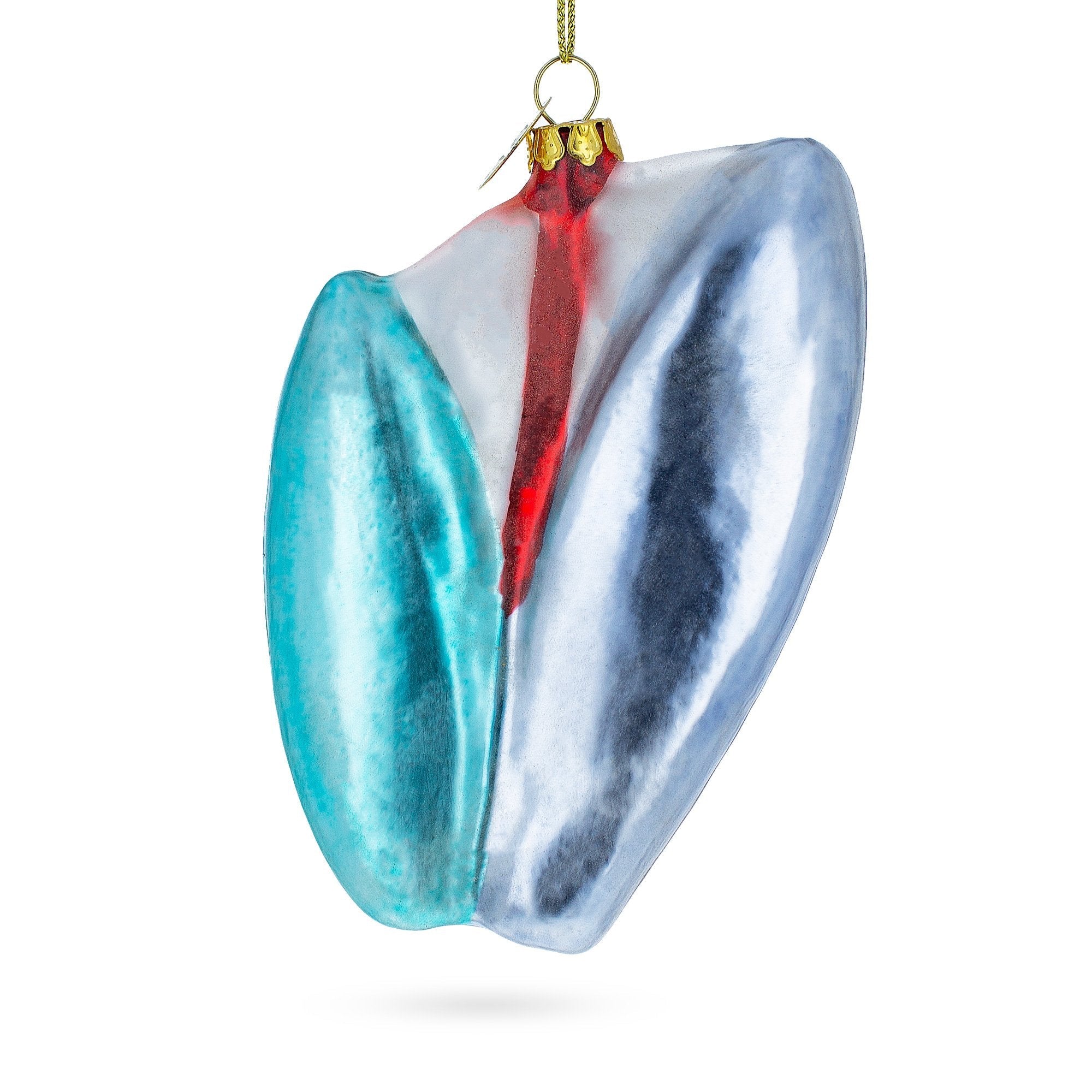Surfing Boards Glass Christmas Ornament